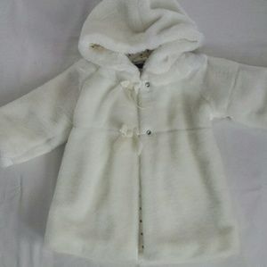 The Children's Place faux fur baby girl jacket